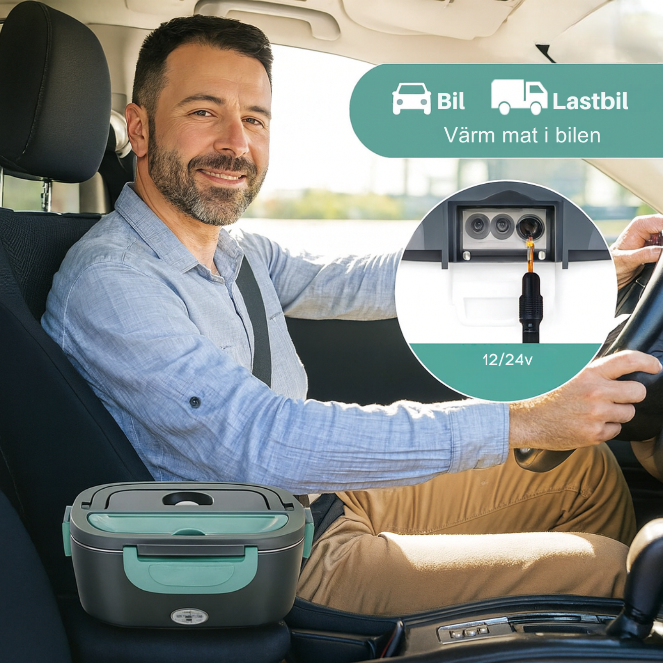 HeatMate Värmande Lunchlåda